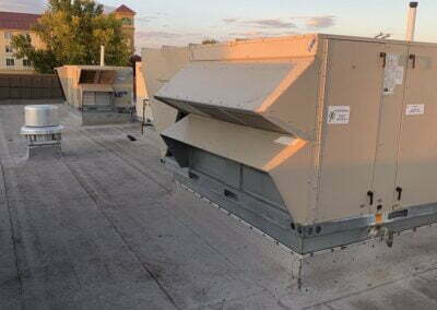 HVAC Repair on roof Peyton Colorado